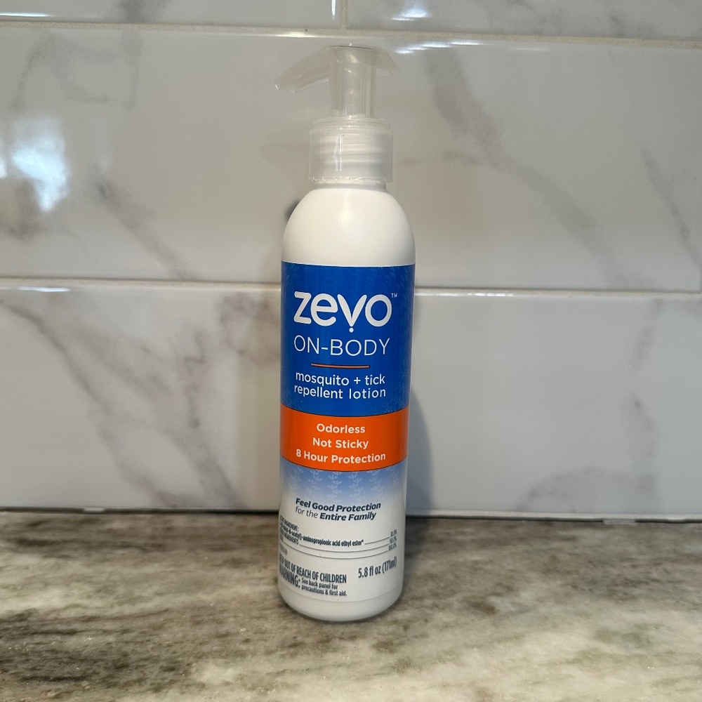 Zevo On Body Lotion Insect Repellent Lotion Mosquitoes & Ticks 5.8 oz DEET Free